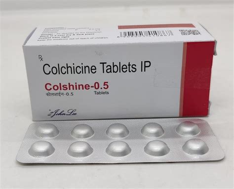 秋水仙素外觀|Colchicine (0.5mg) (秋水仙鹼片0.5毫克)